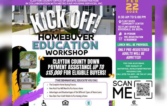 Clayton County to Host Homebuyer Education Workshop in Riverdale, Offers Crucial Insights for Aspiring Homeowners