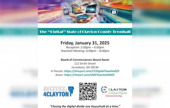 Clayton County's Office of Digital Equity to Host Inaugural Townhall on Digital Access and Inclusion in Jonesboro