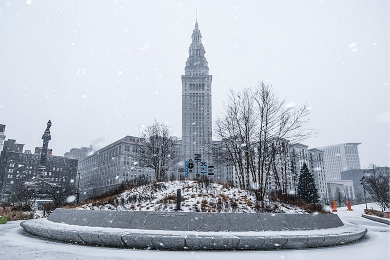 Cleveland Grapples with Snow: NWS Forecasts Frigid Week Ahead with More Snow Expected