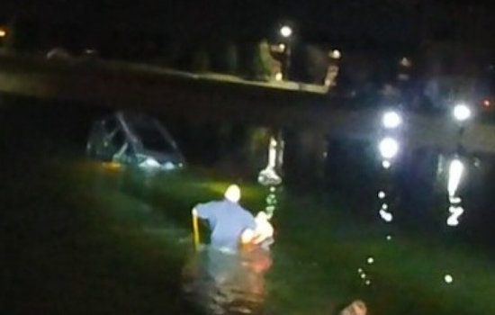 Clinton Township Police Heroically Rescue Man from Submerged SUV on New Year's Eve
