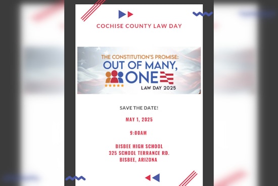 Cochise County Superior Court Invites Schools to Participate in Law Day 2025 at Bisbee High School