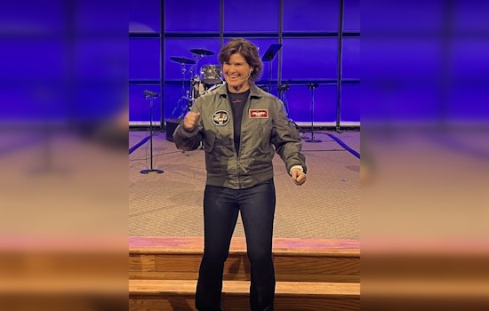 Colorado's First Lady Fighter Pilot Lt. Col. (ret.) Tracy LaTourrette Imparts Leadership Wisdom at Maple Grove PD Annual Meeting