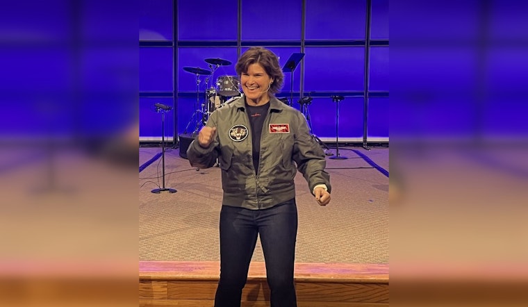 Colorado's First Lady Fighter Pilot Lt. Col. (ret.) Tracy LaTourrette Imparts Leadership Wisdom at Maple Grove PD Annual Meeting