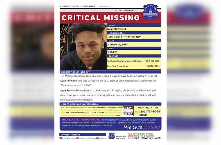 Community and DC Police Ramp Up Search for Missing Teen Nyair Raymond