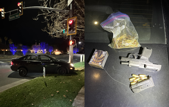 Concord Fugitive Captured After High-Speed Pursuit Ends in Sonoma with Recovered Stolen Firearm