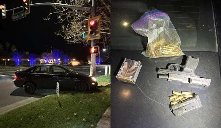 Concord Fugitive Captured After High-Speed Pursuit Ends in Sonoma with Recovered Stolen Firearm