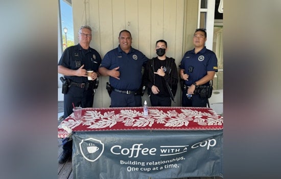 Connect Over Coffee: Kona Police Invite Residents for 'Coffee With a Cop' Events in West Hawai‘i
