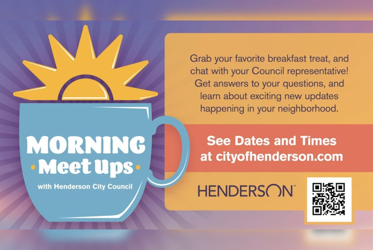 Connect with Henderson City Leaders Over Coffee in Upcoming January Meetings