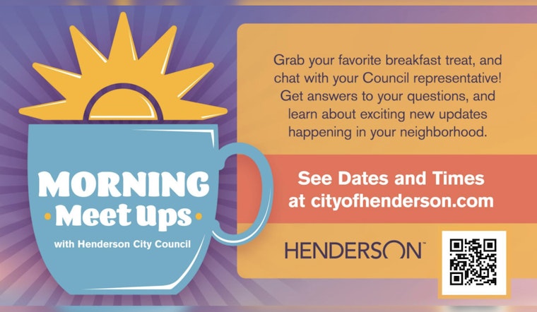Connect with Henderson City Leaders Over Coffee in Upcoming January Meetings