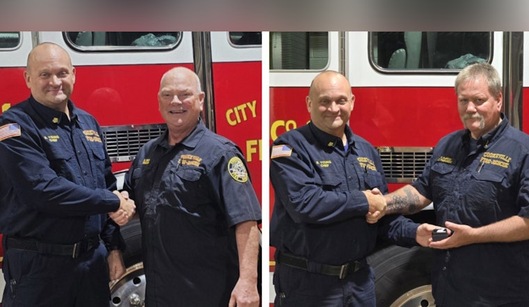 Cookeville Fire Department Honors Retiring Veterans Lt. Parrish and Engineer Brown for Decades of Service