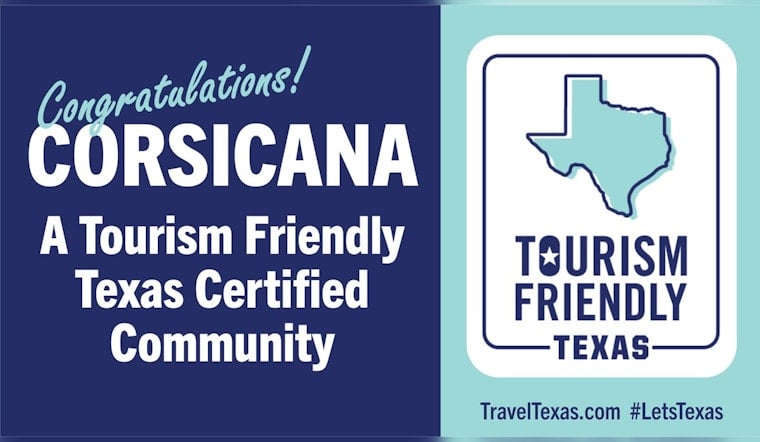 Corsicana Celebrates Recognition as Tourism Friendly Texas Certified Community