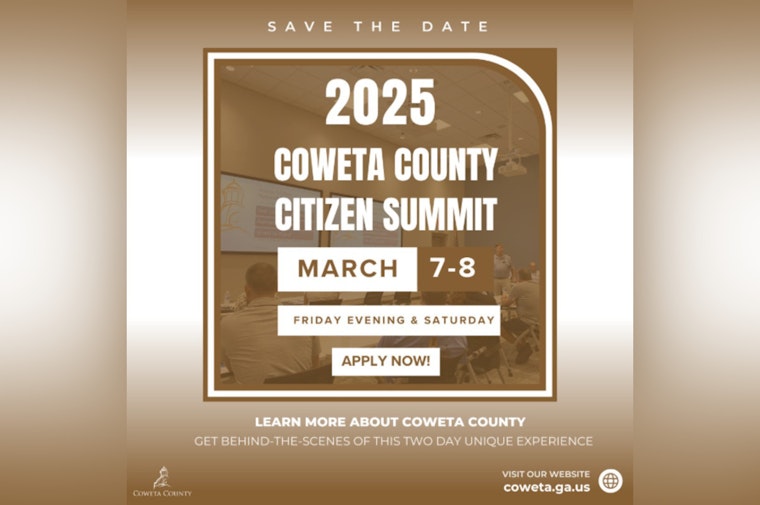 Coweta County Invites Residents to Participate in 2025 Citizen Summit for Inside Look at Local Government