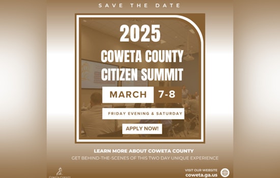 Coweta County Invites Residents to Participate in 2025 Citizen Summit for Inside Look at Local Government