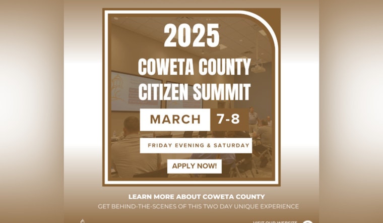 Coweta County Invites Residents to Participate in 2025 Citizen Summit for Inside Look at Local Government
