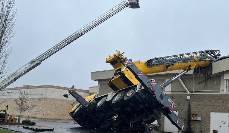 Crane Collapse at Everett Mall Injures Two, Sparks Major Investigation