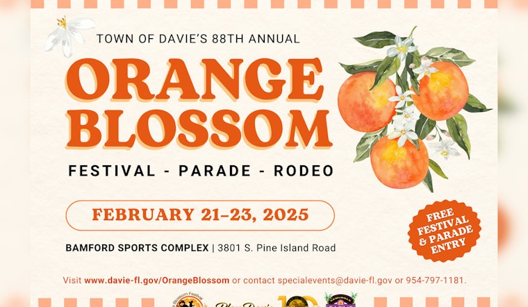 Davie Gears Up for 88th Annual Orange Blossom Festival, Parade and Rodeo this February