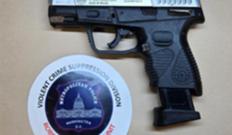 D.C. Metropolitan Police Seize 34 Illegal Firearms in One Week Amid Crackdown on Street Violence