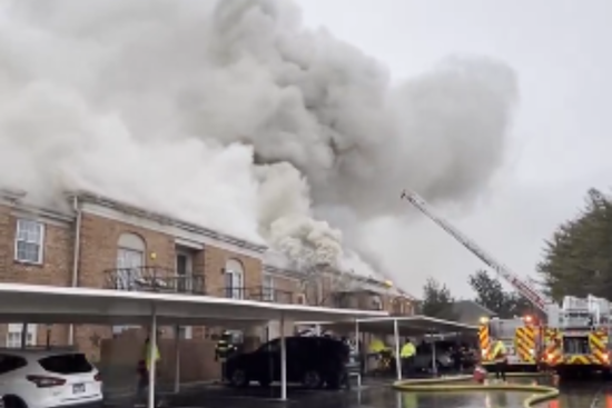 Defensive Tactics Deployed by Nashville Fire Department to Combat Major Blaze at West Nashville Apartment Complex