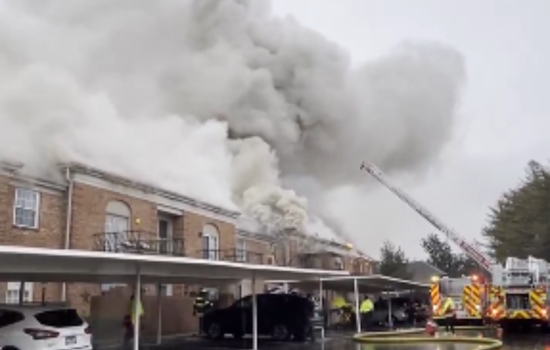 Defensive Tactics Deployed by Nashville Fire Department to Combat Major Blaze at West Nashville Apartment Complex