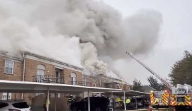 Defensive Tactics Deployed by Nashville Fire Department to Combat Major Blaze at West Nashville Apartment Complex