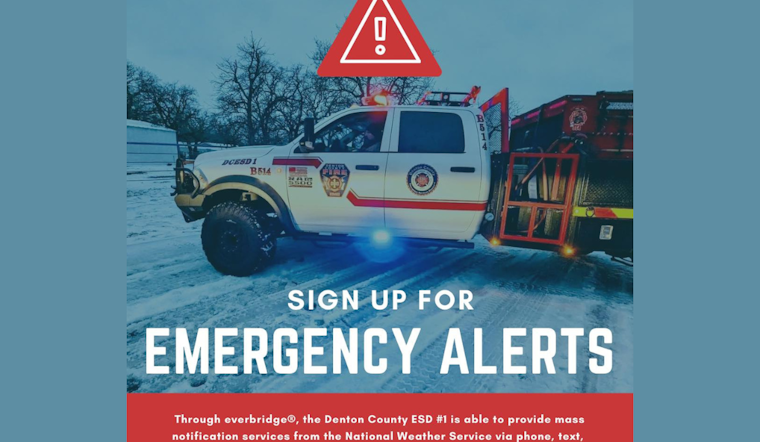 Denton County on Alert for Severe Arctic Blast; Authorities Urge Protection of People, Pets, Pipes, and Plants