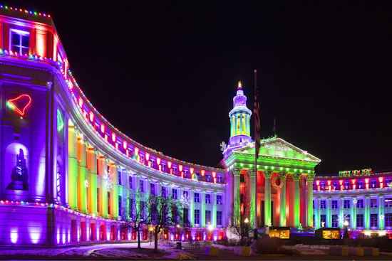 Denver Dazzles Residents with Free Nightly Light and Music Show Through January