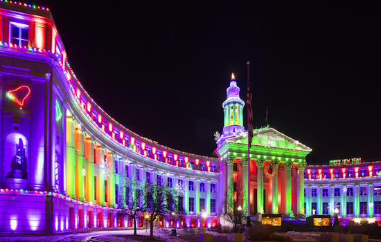 Denver Dazzles Residents with Free Nightly Light and Music Show Through January
