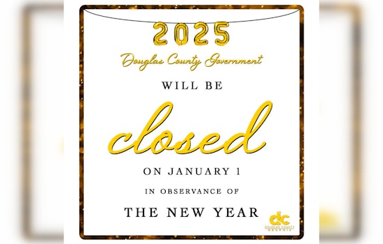 Douglas County Courthouse and Administrative Offices to Close for New Year's Day Celebration