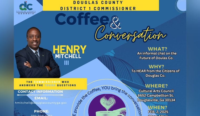Douglas County Invites Residents for Coffee & Conversation with Commissioner Henry Mitchell III