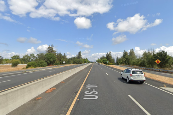 Driver Killed, Passenger Injured in High-Speed Crash on US-101 in Santa Rosa