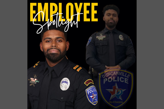 Duncanville Police Department Celebrates Officer Williams for Exemplary Service and Mentorship