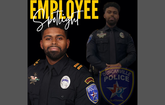 Duncanville Police Department Celebrates Officer Williams for Exemplary Service and Mentorship