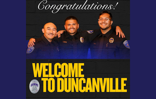 Duncanville Police Department Swears In New Officers, Community Shows Support on Social Media