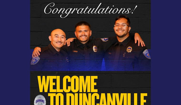 Duncanville Police Department Swears In New Officers, Community Shows Support on Social Media