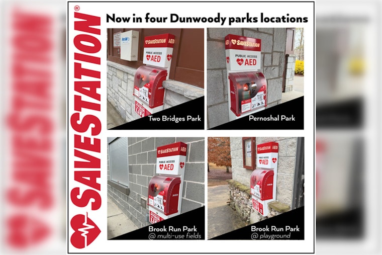 Dunwoody Pioneers Public Safety With First-in-Metro-Atlanta AED-equipped SaveStations in Parks