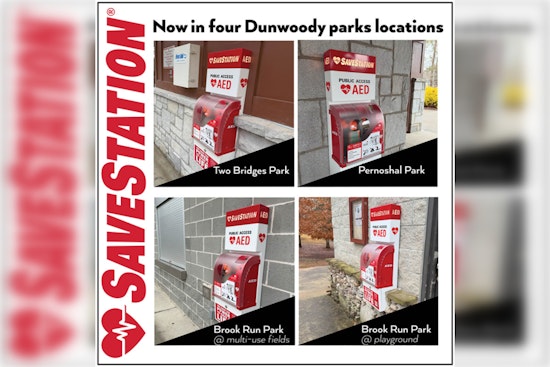 Dunwoody Pioneers Public Safety With First-in-Metro-Atlanta AED-equipped SaveStations in Parks