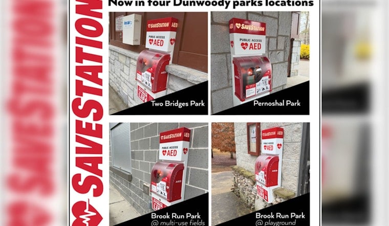 Dunwoody Pioneers Public Safety With First-in-Metro-Atlanta AED-equipped SaveStations in Parks