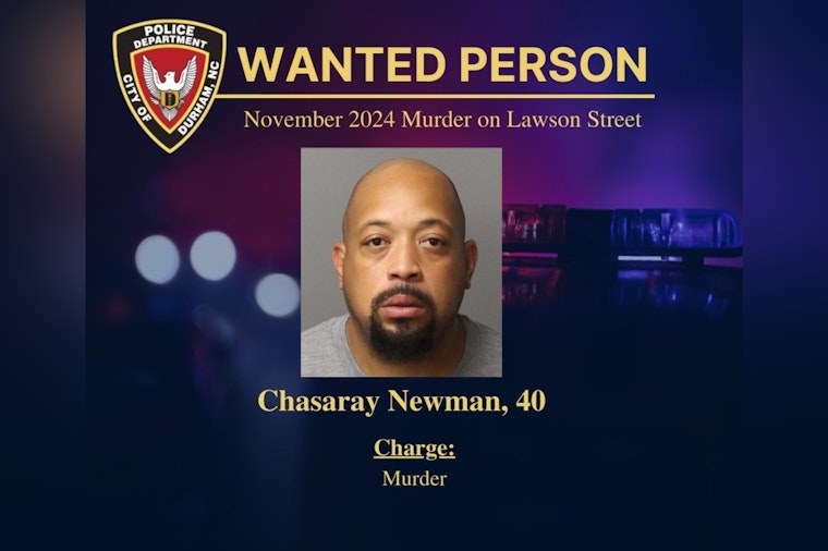 Durham Police Seek Assistance to Locate Suspect Chasaray Newman in Connection with November Fatal Shooting