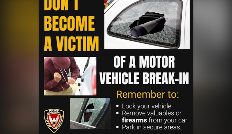 Durham Police Urge Residents to Be Vigilant Amid Surge in Car Break-Ins