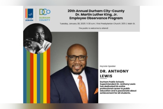 Durham to Honor MLK's Legacy with Keynote from Superintendent Dr. Anthony S. Lewis Amid Community Celebration