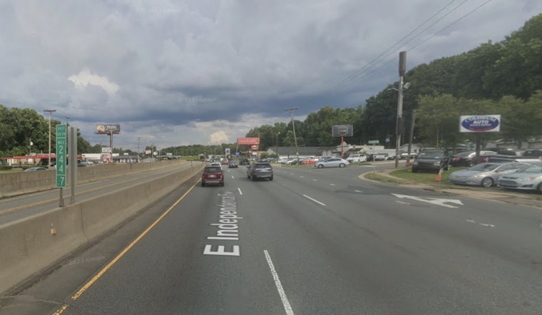 Early Morning Accident on East Independence Boulevard Disrupts Traffic, Two Hospitalized