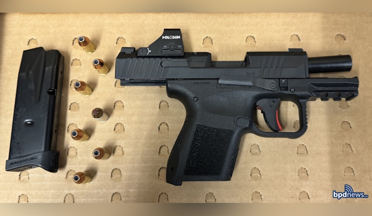 East Boston Man Charged with Firearm and Drug Offenses Following Dorchester Traffic Stop