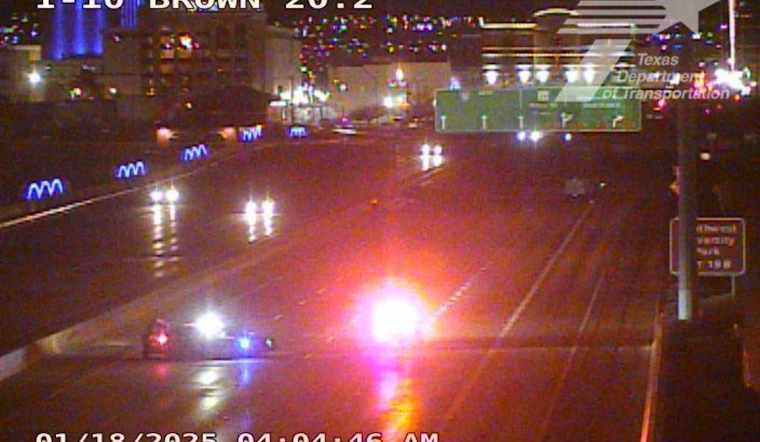 El Paso Faces Weekend of Traffic Disruptions: Pedestrian Struck by Train, Collision on I-10 West Spurs Investigation