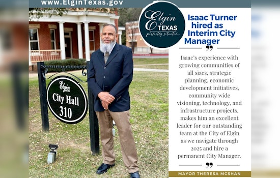 Elgin Appoints Isaac Turner as Interim City Manager with 40 Years of Leadership Experience