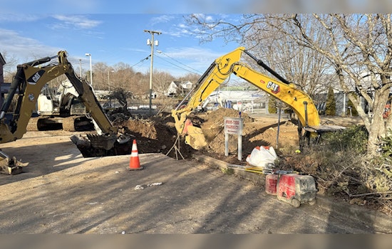 Elizabethton Water Resources Combats Major Water Line Break Beneath CVS on Highway 19-E