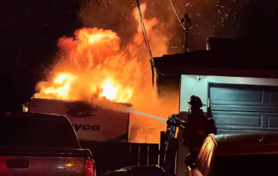 Escondido Firefighters Thwart Potential Residential Blaze, Contain Fire to Travel Trailer