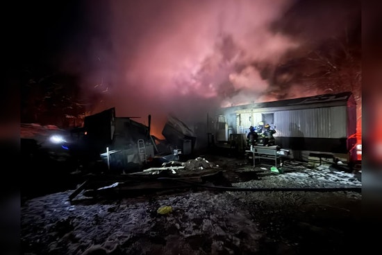Family and Pets Safe After Devastating Blaze Ravages Montgomery County Home