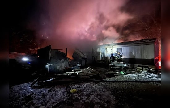 Family and Pets Safe After Devastating Blaze Ravages Montgomery County Home