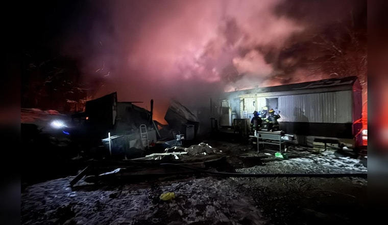 Family and Pets Safe After Devastating Blaze Ravages Montgomery County Home
