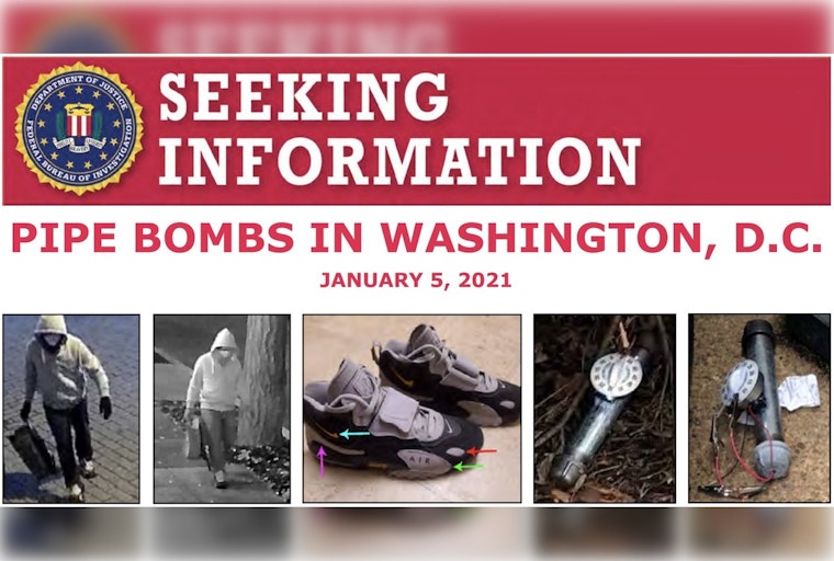 FBI's Manhunt Intensifies for Elusive Pipe Bomb Planter with $500K Bounty, Public's Help Sought in D.C. Political Scare